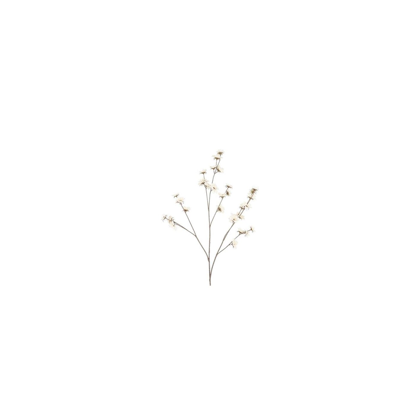 Countryfield flor artificial zinnia crema h108cm