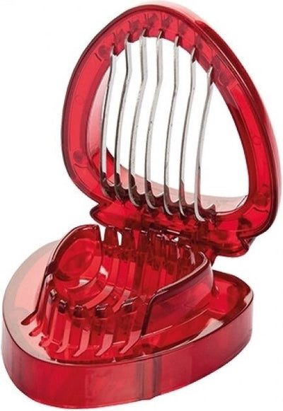 Westmark strumento per guarnire con tagliafragole, dimensioni: 9,6 x 7,6 x 2,8 cm, plastica in acciaio inossidabile, rosso, 51742280