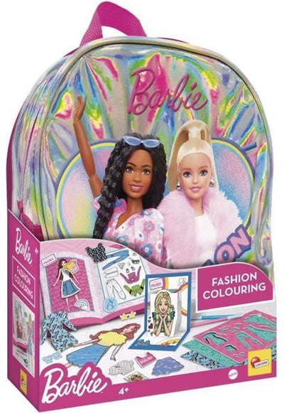 Lisciani barbie fashion coloring zainetto