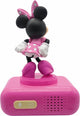 Reloj despertador digital Lexibook con luz nocturna 3D de Minnie y efectos de sonido