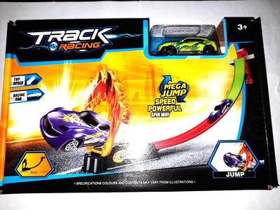 Pista da gara di gare di pista di Jonotoys tra cui 1 Auto Baan è lunga 80 cm
