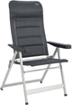 Crespo - sedia reclinabile - s - al 235 - deluxe - grigio scuro