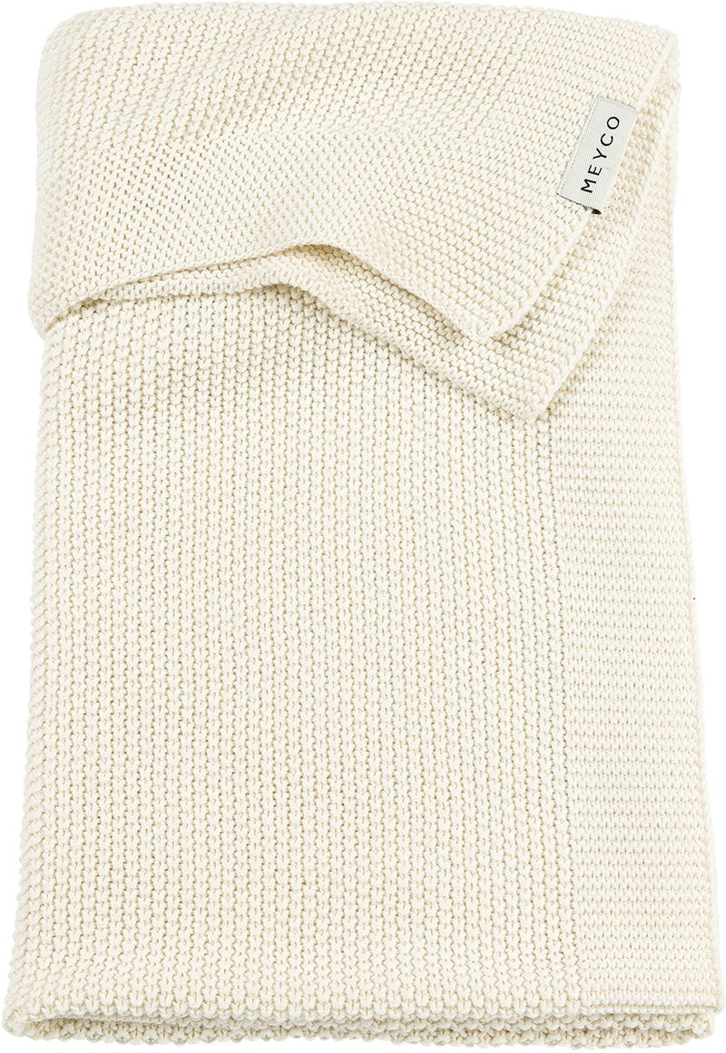 Coperta per culla Meyco mini in rilievo - naturale - 100x150 cm - 1.0 tog