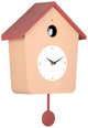 Karlsson reloj de pared cuco claro - marrón suave - 23x10,5x26,4cm - reloj de pared escandinavo