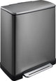 EKO EKO Pedal bin e-Cube 28 L+18 L Steel-colored