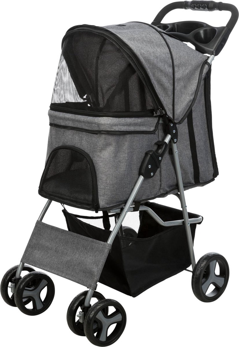 Trixie dog buggy gris