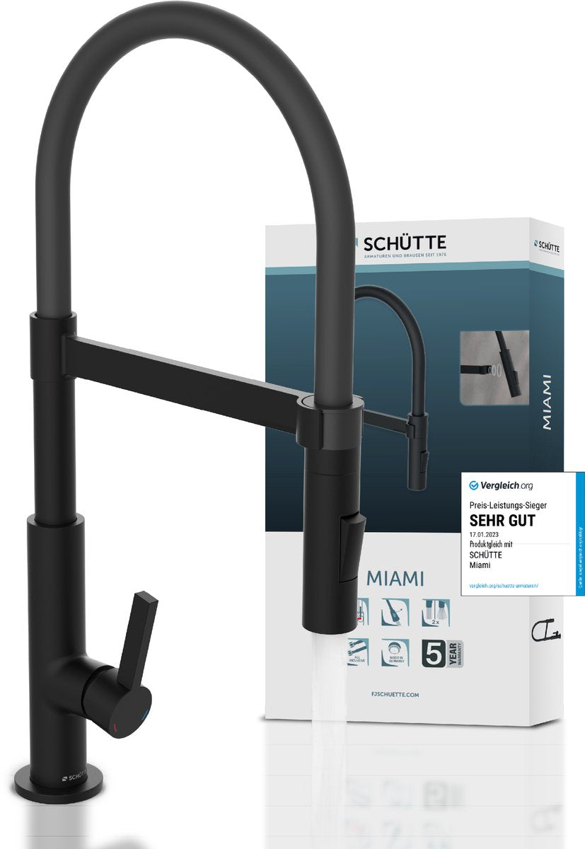 Schütte Schütte Eenknops Miami Matzwart