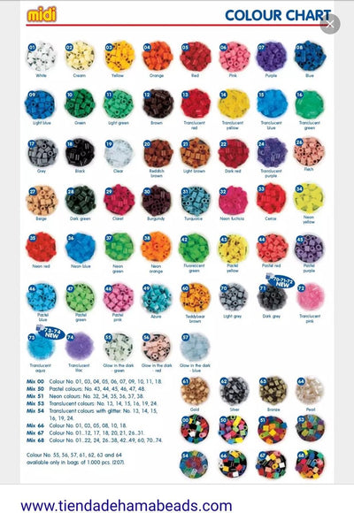 Hama Maxi Beads de hierro 500 piezas Base de mezcla