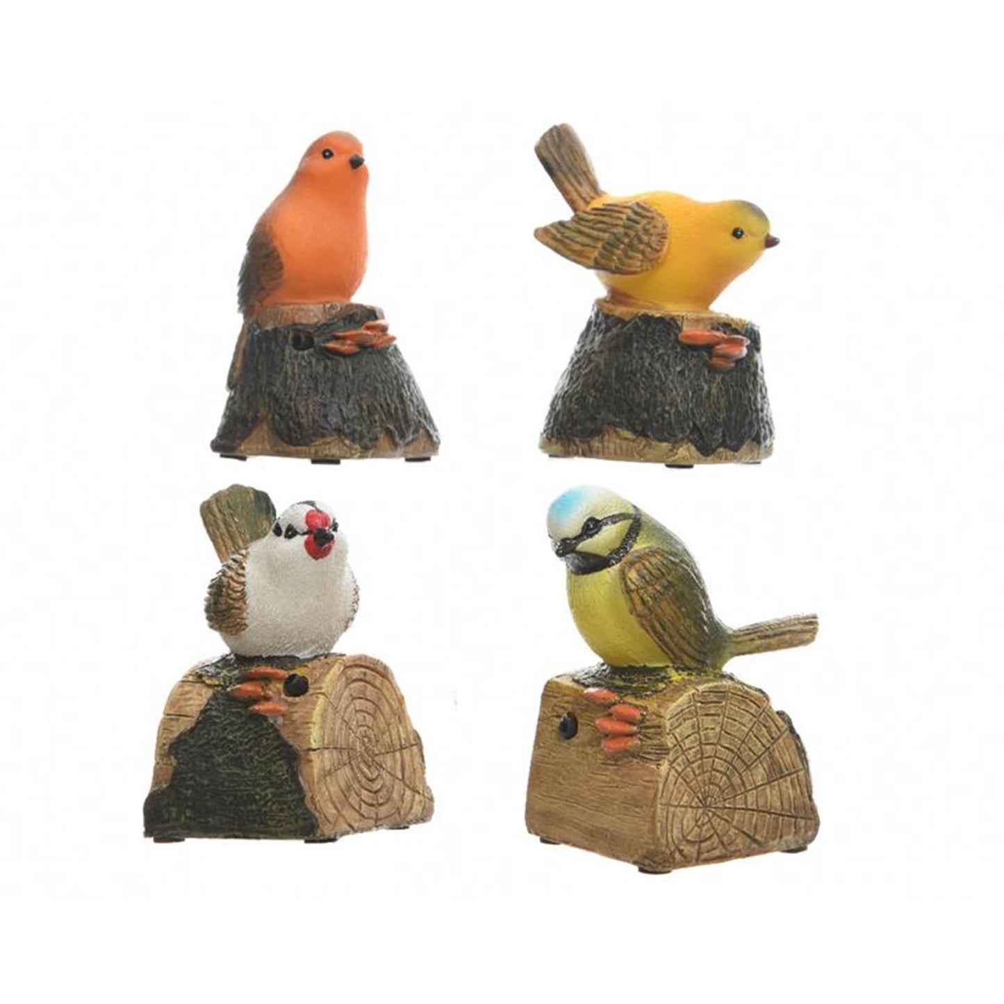 Decoris pájaro poliresina l7.5-w6-h10cm