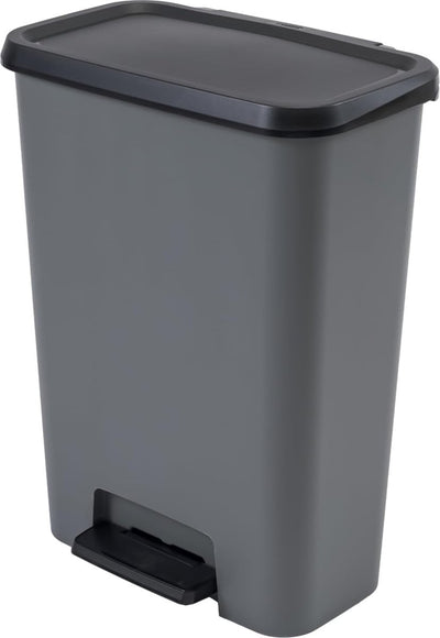 Curver compatta duo waste bin 23l+23l - gray black