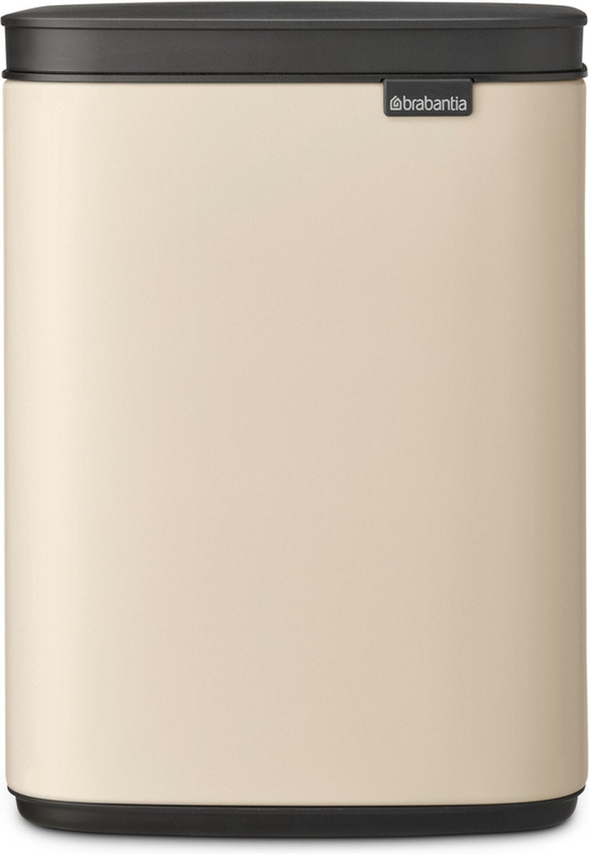 Brabantia bo prullenbak - 4 liter - badkamer - soft beige
