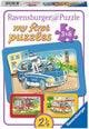 Ravensburger rompecabezas animales trabajando - rompecabezas - 3x6 piezas