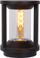 Lucide cadix - lampada da terra - ø 16 cm - 1xe27 - ip65 - nero