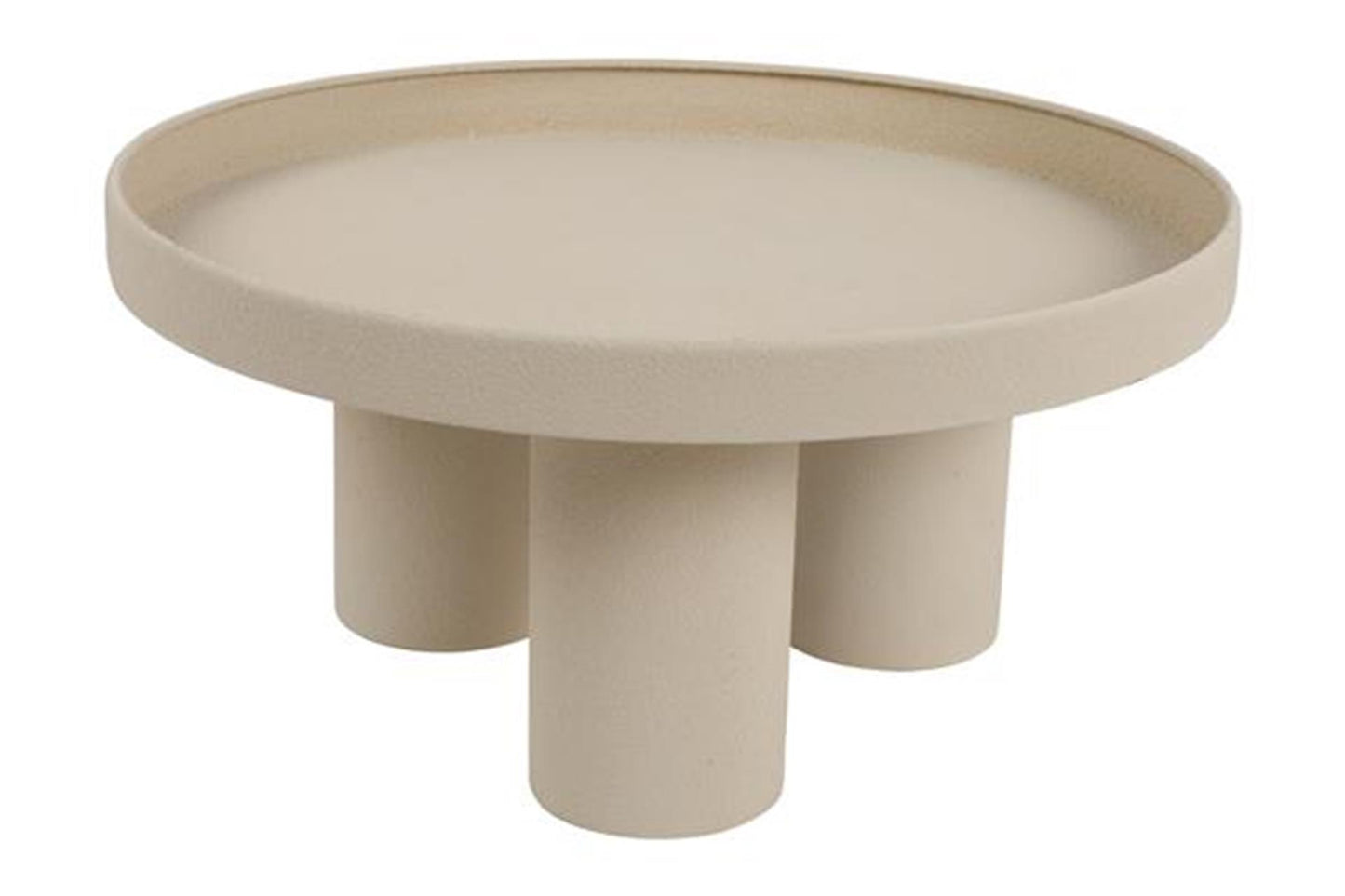 Plateau Countryfield color crema in metallo 36,5 cm