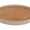 Countryfield dienblad crème metaal ø35cm