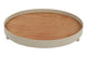 Vassoio Countryfield crema metallo ø35cm