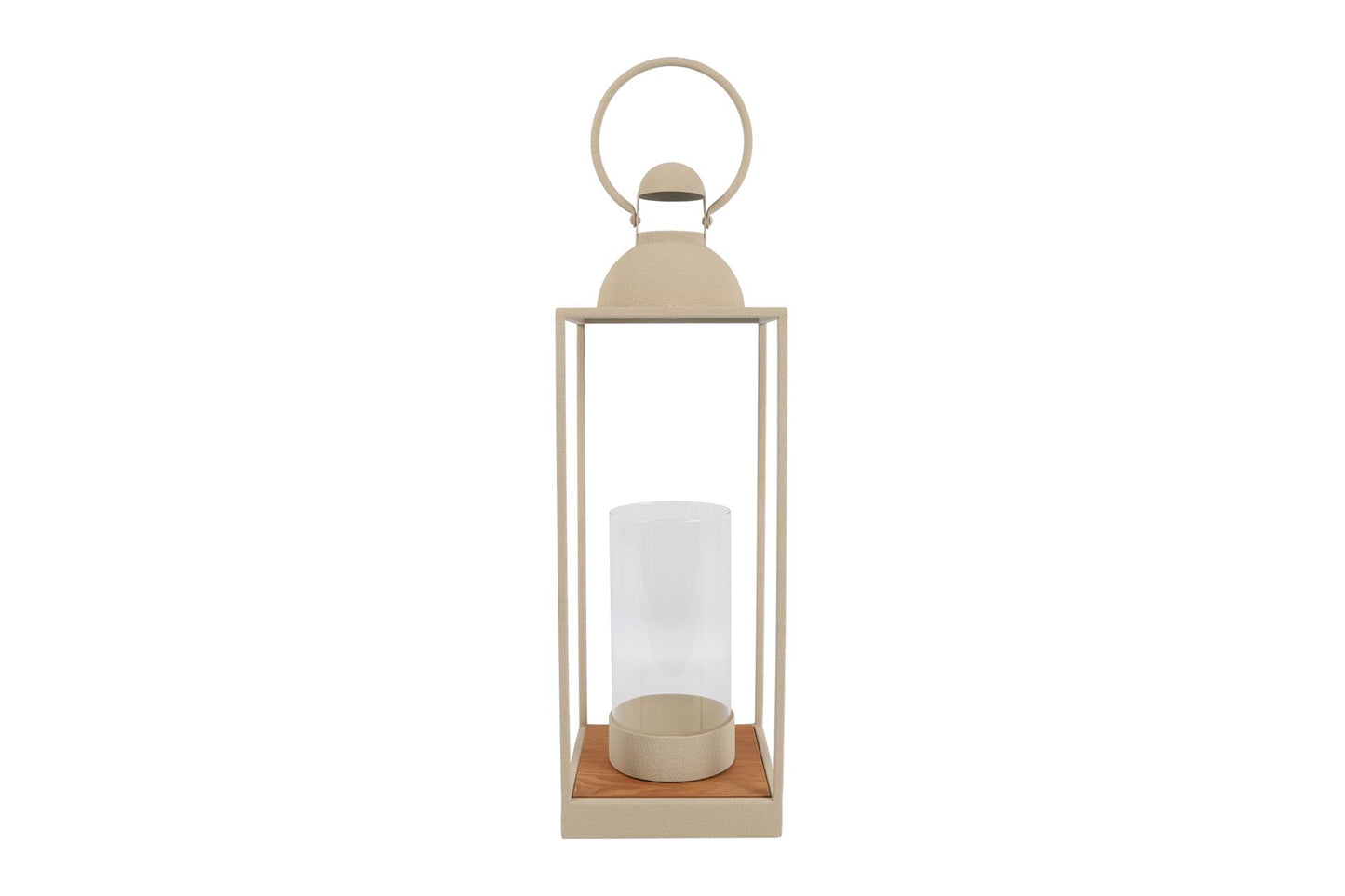 Countryfield lantaarn crème metaal h71cm