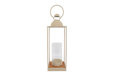 Farol Countryfield crema metal h71cm