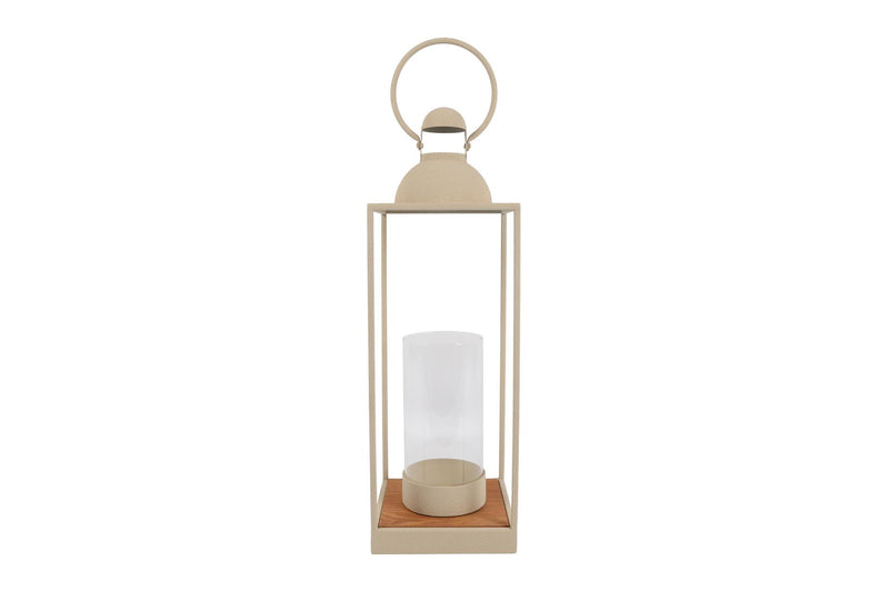 Farol Countryfield crema metal h71cm