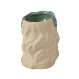 Decoris flower pot woman h10.6 green pink - afbeelding 2