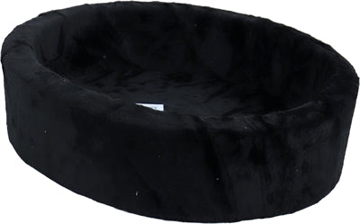 Canasta de perros de peluche negro