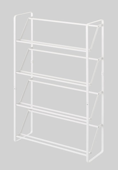Scarpiera Yamazaki - 4 livelli - slim - bianco