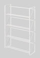 Scarpiera Yamazaki - 4 livelli - slim - bianco