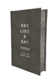 Chronicle books charcoal canvas one line a day - dagboek voor 5 jaar - a five-year memory book
