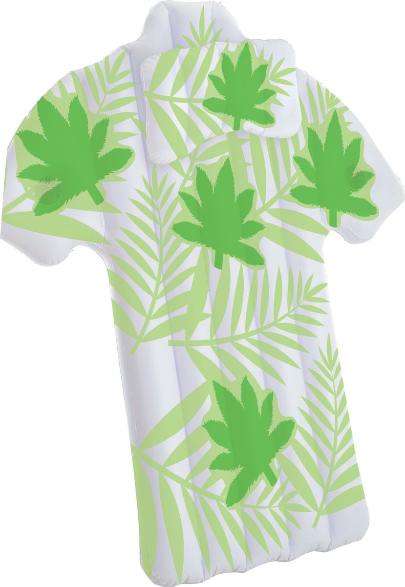 Didak pool luchtmatras mega t-shirt - luchtbed - 170x160x13 cm - opblaasbaar