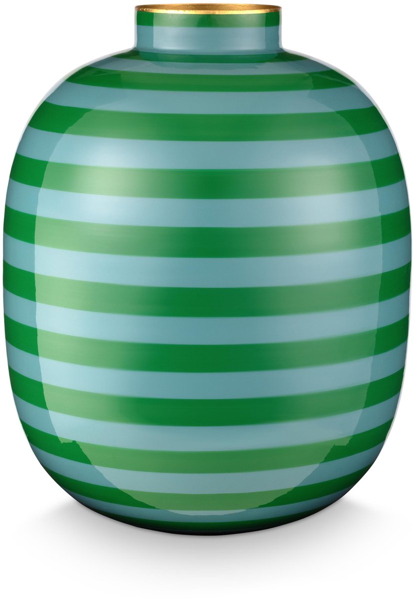 Pip studio - vaso - verde - ferro - 25x32cm
