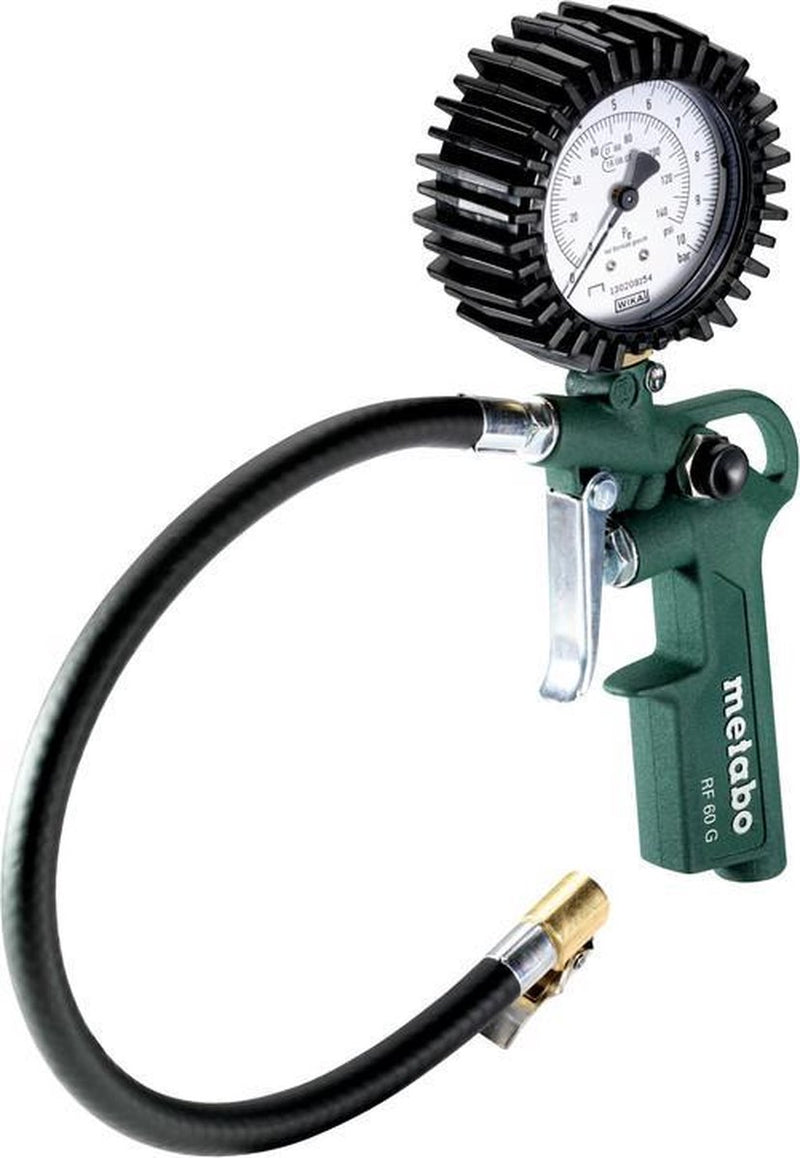 Metabo rf 60 g pneumatische bandenspanningsmeter 1 4 (6.3 mm) 10 bar