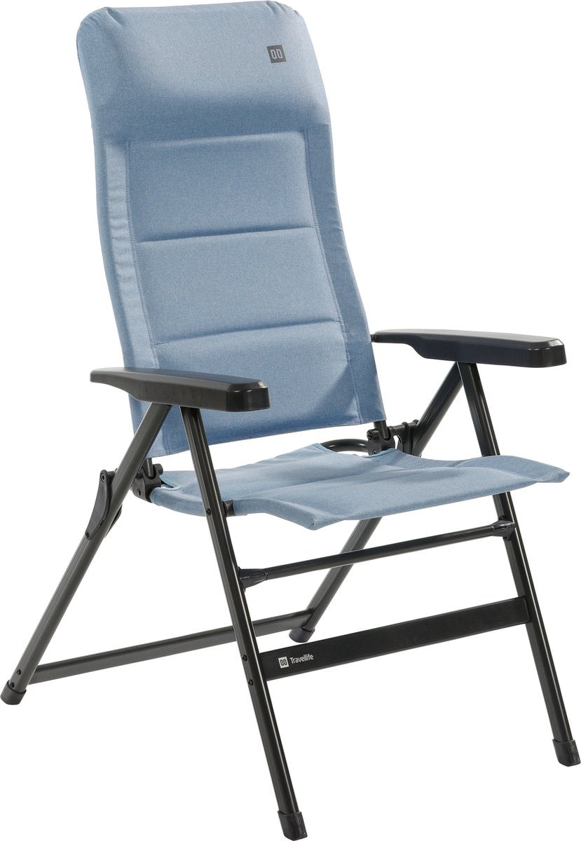 Travellife lago comfort standenstoel - rugleuning verstelbaar in 7 standen - water- en uv-bestendig