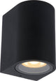Lucide zaro - faretto da parete interno esterno - 1xgu10 - ip44 - nero
