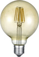 Trio globe - lichtbronnen - amber - incl. 1x e27 8 w - dimbaar met schakelaar