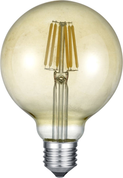 Trio globe - lichtbronnen - amber - incl. 1x e27 8 w - dimbaar met schakelaar