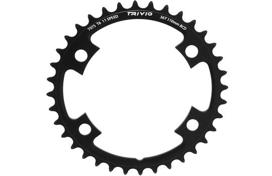 Trivio - corona racing 36d.11 velocità 110 bcd 4 bracci shimano