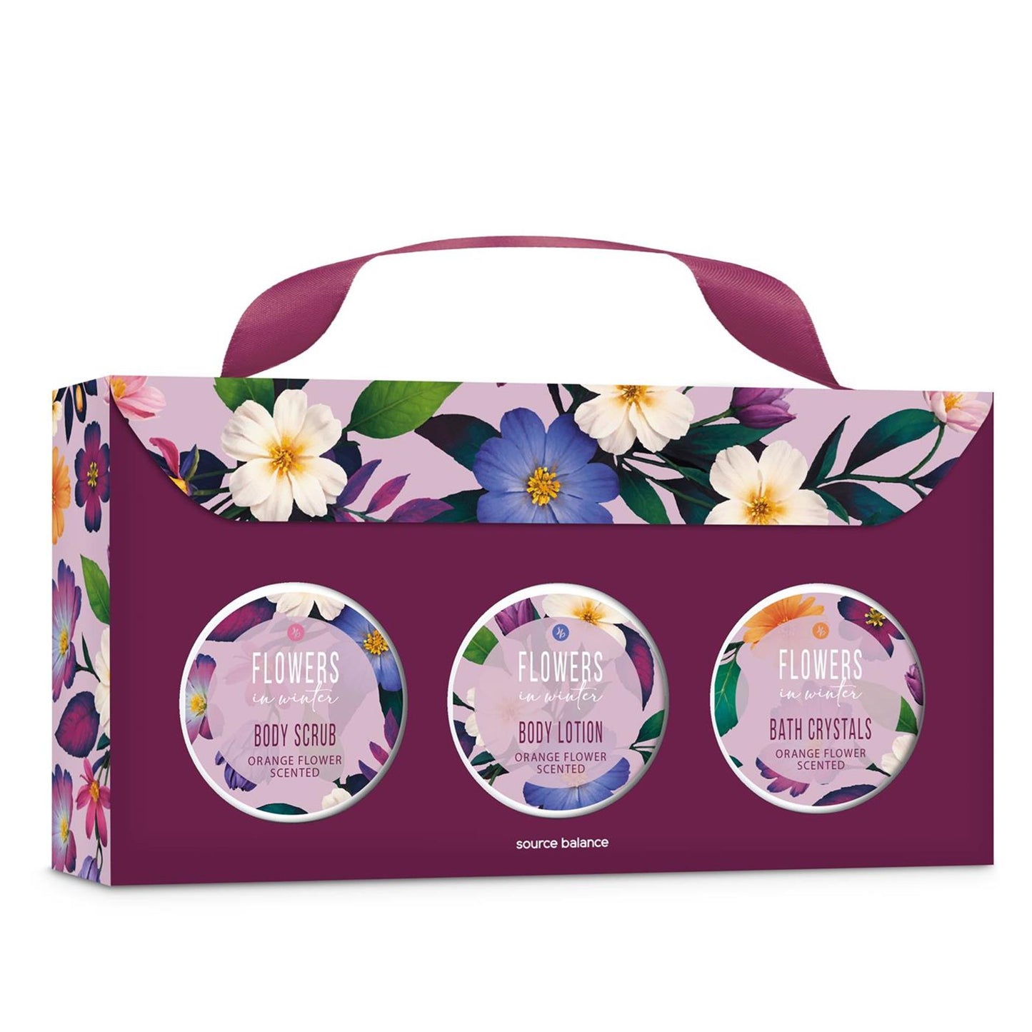 Source balance bad giftset flowers in bloom 3-delig