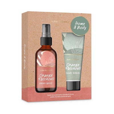 Set de regalo de baño Boho Balance, spray para el hogar y la habitación del cuerpo