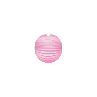 Lanterna rosa chiaro rotonda | 2 pezzi