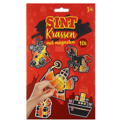Sinterklaas graffi magneti, 8 °.