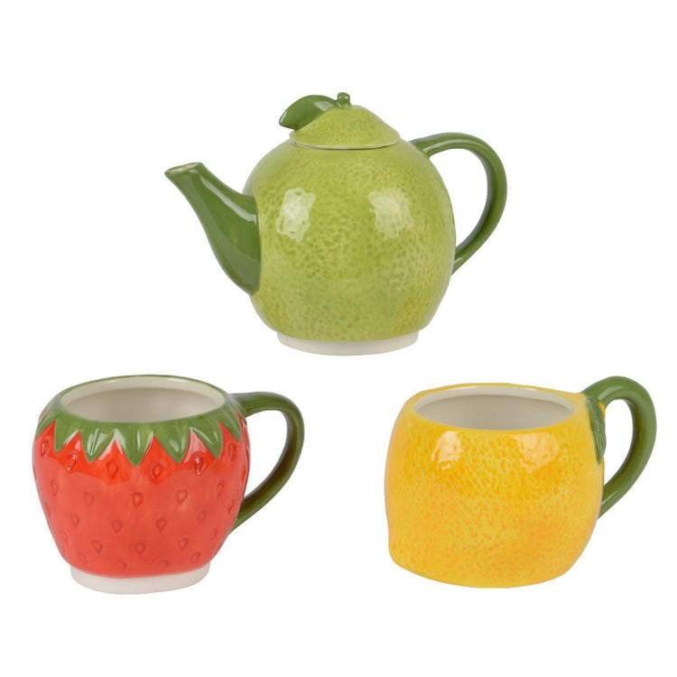 Decoris set da tè frutta dolomite h24cm