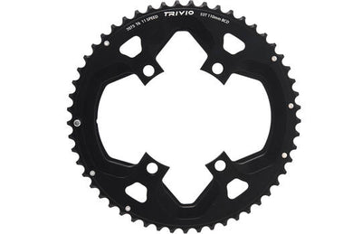 Trivio - corona racing 53d.11 velocità 110 bcd 4 bracci shimano