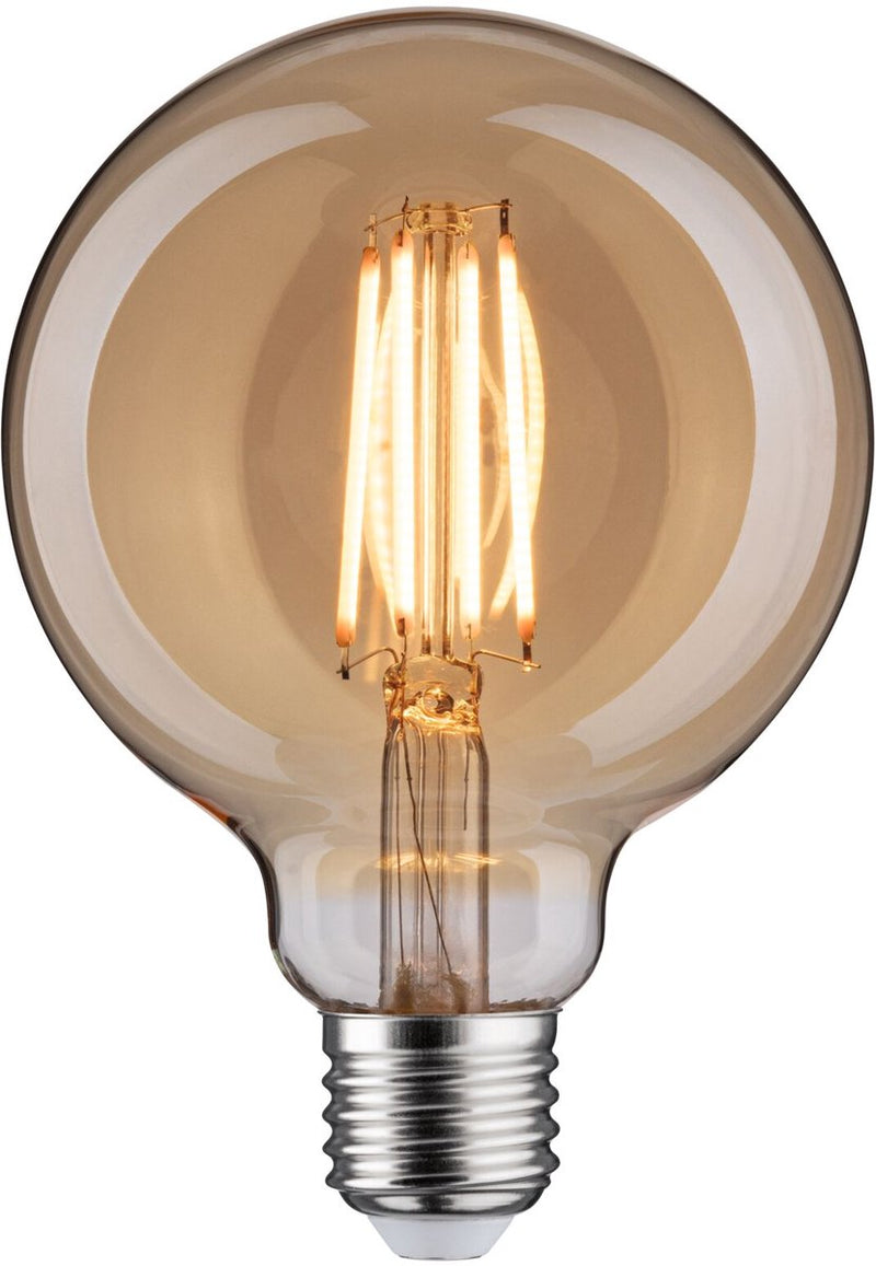 Paulmann 1879 filament 230 v 3-step-dim led globe g95 e27 470lm 6w 1800k dimbaar goud