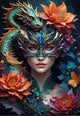 Bluebird puzzle legpuzzel lady with a dragon - 1000 stukjes puzzel.