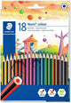 Matite colorate Staedtler noris 17,5 cm grafite di legno 18 pezzi