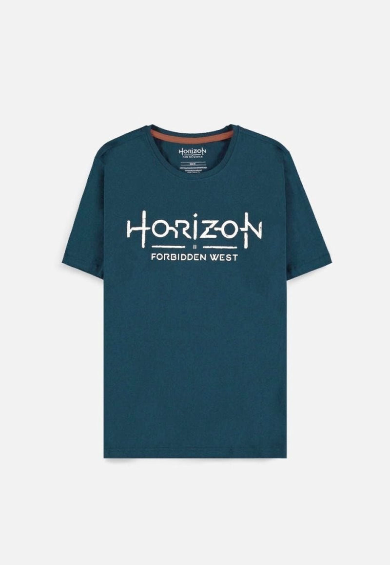 Orizzonte diffuso proibito ovest - maglietta da uomo con logo - 2xl - blu