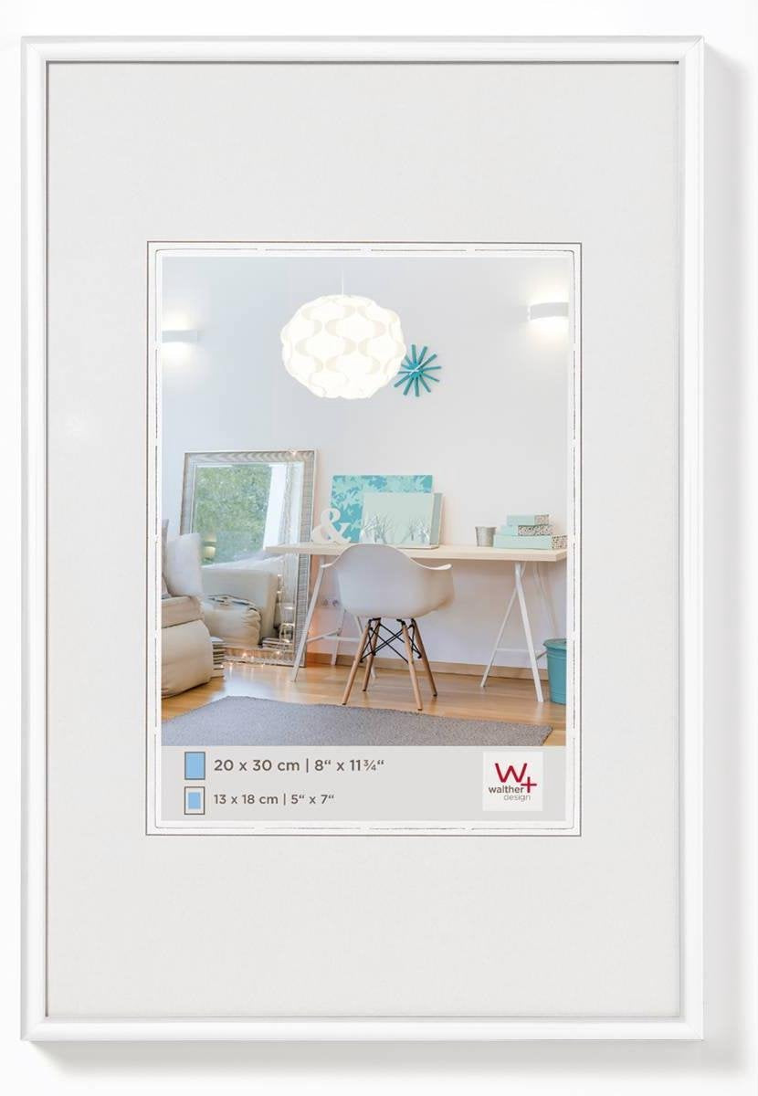Walther new lifestyle - kunststof lijst - fotoformaat 29,7x42 cm (din a3) - wit