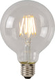 Lucide g80 class a - filament lamp - ø 8 cm - led - e27 - 1x7w 2700k - transparant
