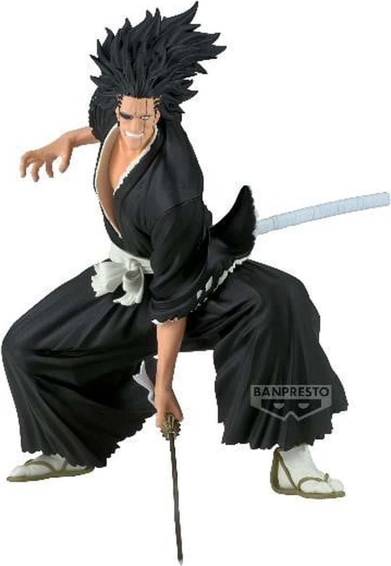 Banpresto co., ltd. lejía - estrellas vibratorias - estatua kenpachi zaraki 13cm