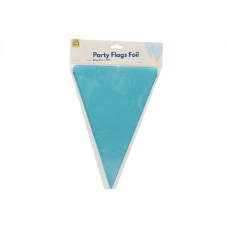 Línea de bandera de fiesta azul bebé